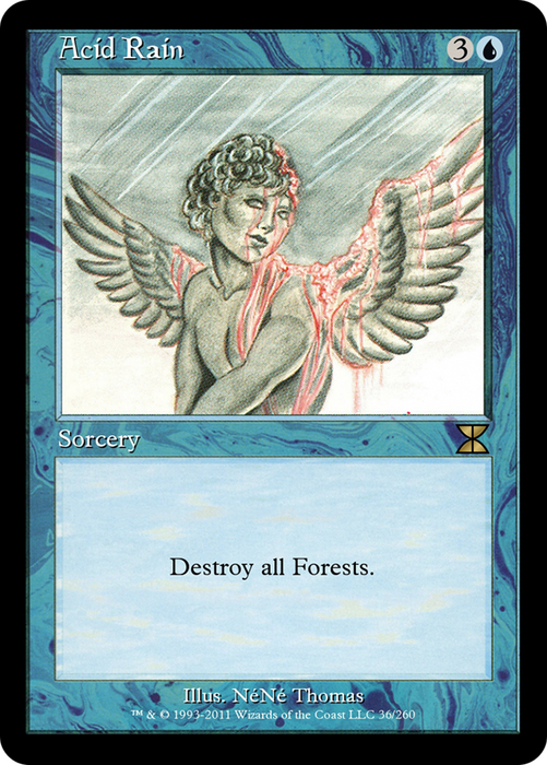 Acid Rain (ME4-036) - rare - Foil