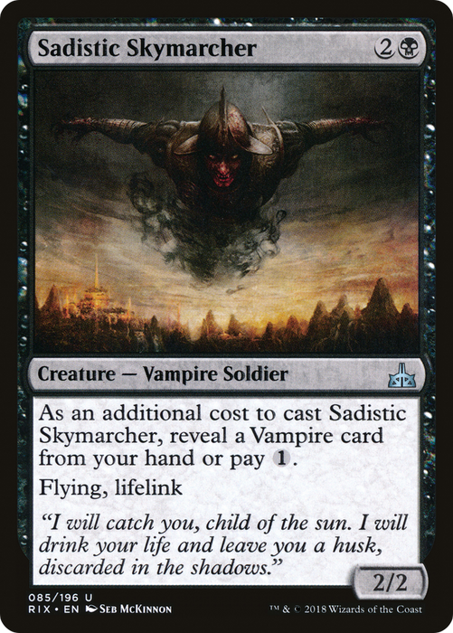 Sadistic Skymarcher (RIX-085) - uncommon