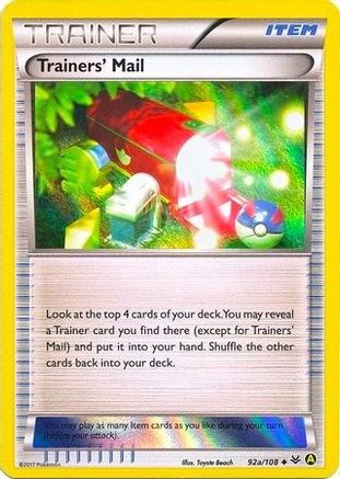 Trainers' Mail (92a/108) - AAP  - Promo - Holofoil