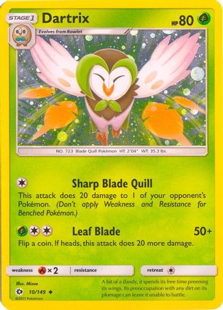 Dartrix (010/149) - BE  - Promo - Holofoil