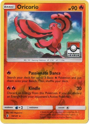 Oricorio (014/145) - LCC  - Promo - Reverse Holofoil