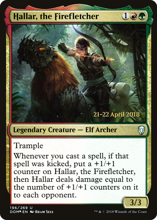 Hallar, the Firefletcher (PRE-196S) - uncommon - Foil