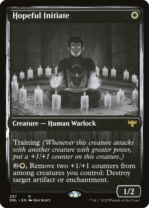 Hopeful Initiate (DBL-287) - rare - Foil