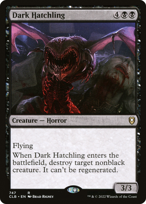 Dark Hatchling (CLB-747) - rare