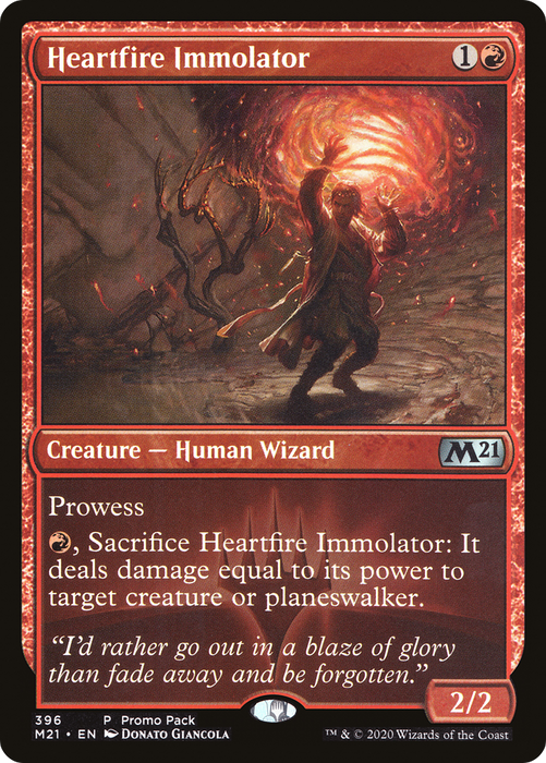 Heartfire Immolator (PPM21-396) - uncommon