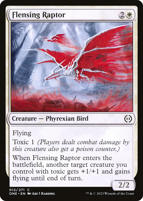 Flensing Raptor (ONE-012) - common - Foil
