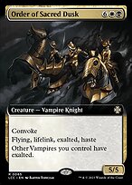 Order of Sacred Dusk (LCC-065) - rare: (Extended Art)