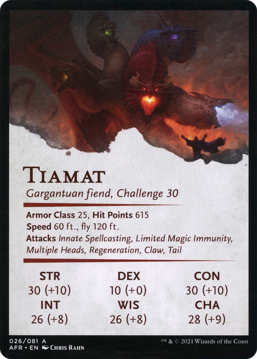 Tiamat // Tiamat (AAFR-026) - common (Borderless) - Foil