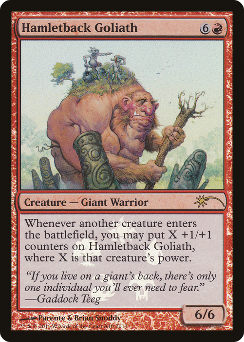 Hamletback Goliath (MEDIA-A10) - rare - Foil