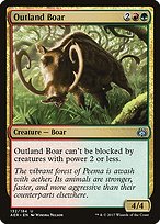 Outland Boar (AER-132) - uncommon - Foil
