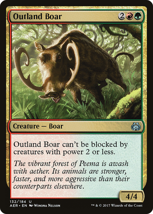 Outland Boar (AER-132) - uncommon