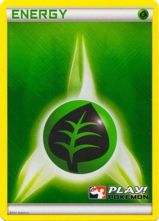 Grass Energy (2011 Play! Pokemon) () - LCC  - Promo - Holofoil