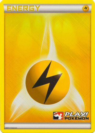 Lightning Energy (2011 Play! Pokemon) () - LCC  - Promo - Holofoil