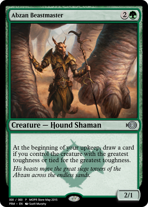 Abzan Beastmaster (PRM-55888) - uncommon - Foil