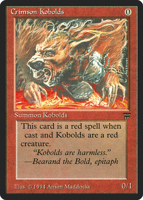 Crimson Kobolds (LEG-139) - common
