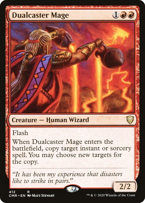 Dualcaster Mage (CMR-412) - rare