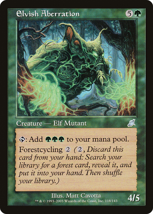 Elvish Aberration (SCG-118) - uncommon - Foil