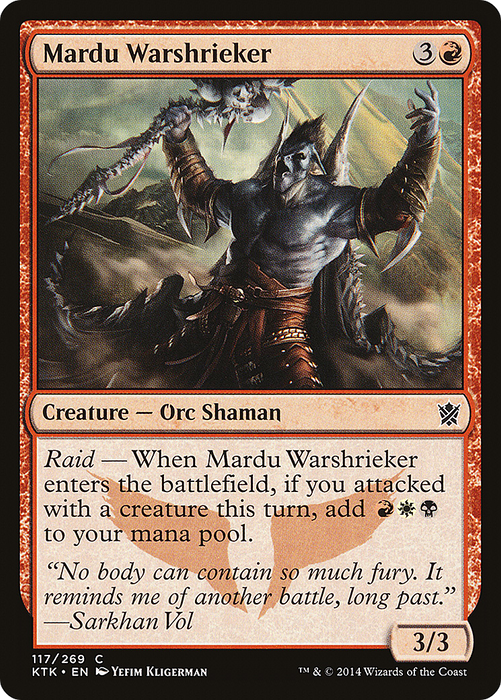 Mardu Warshrieker (KTK-117) - common - Foil