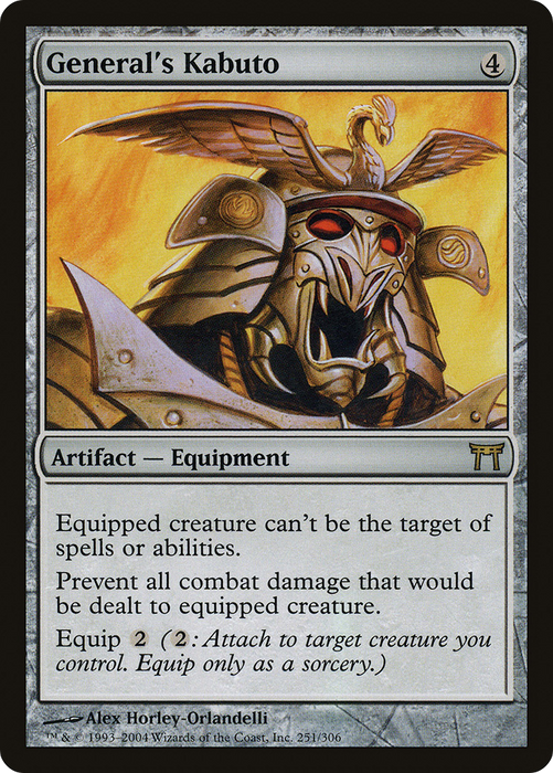 General's Kabuto (CHK-251) - rare - Foil