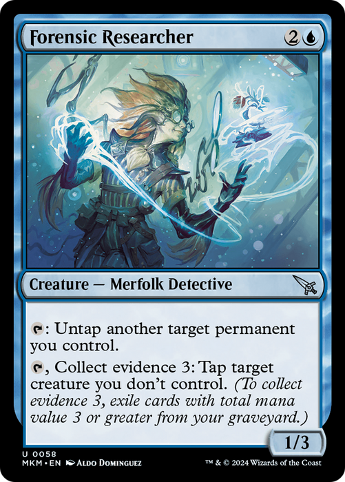 Forensic Researcher (MKM-058) - uncommon - Foil