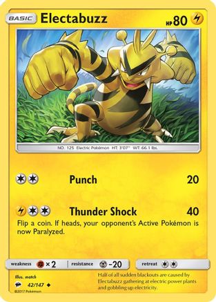 Electabuzz (042) - SBS  - Uncommon