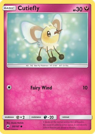 Cutiefly (095/147) - SBS  - Common