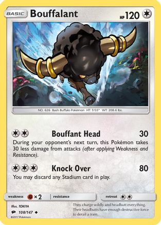 Bouffalant (108/147) - SBS  - Uncommon