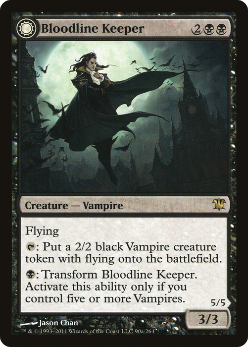 Bloodline Keeper // Lord of Lineage (ISD-090) - rare: (Double Faced Transform)