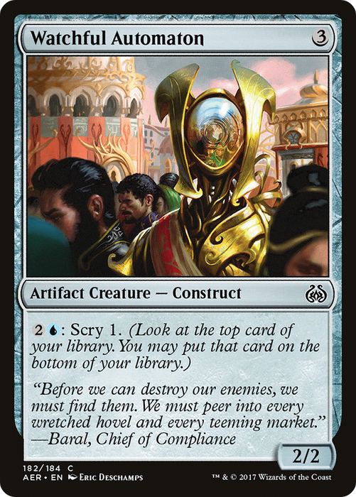 Watchful Automaton (AER-182) - common - Foil