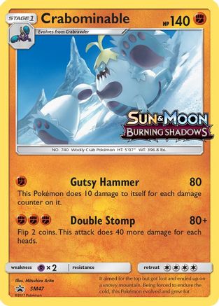 Crabominable (SM47) - SP  - Promo - Holofoil