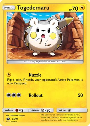 Togedemaru (SM44) - SP  - Promo - Holofoil