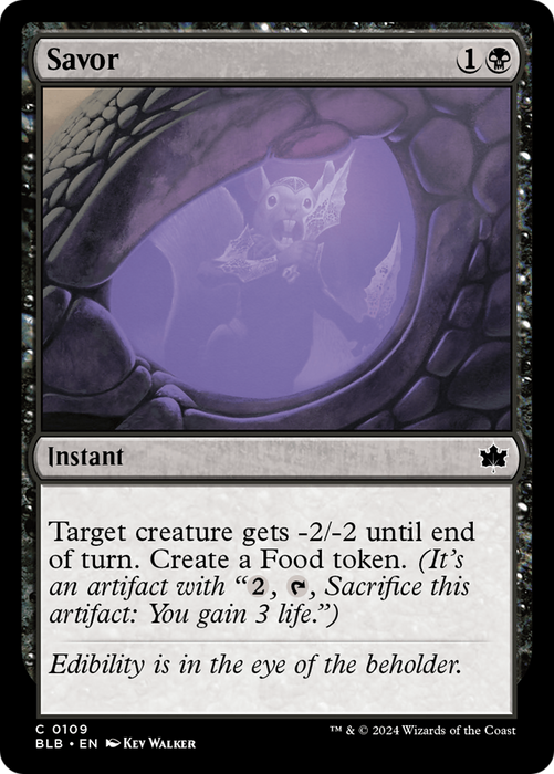 Savor (BLB-109) - common - Foil
