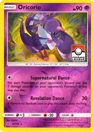 Oricorio (056/145) - LCC  - Promo - Reverse Holofoil