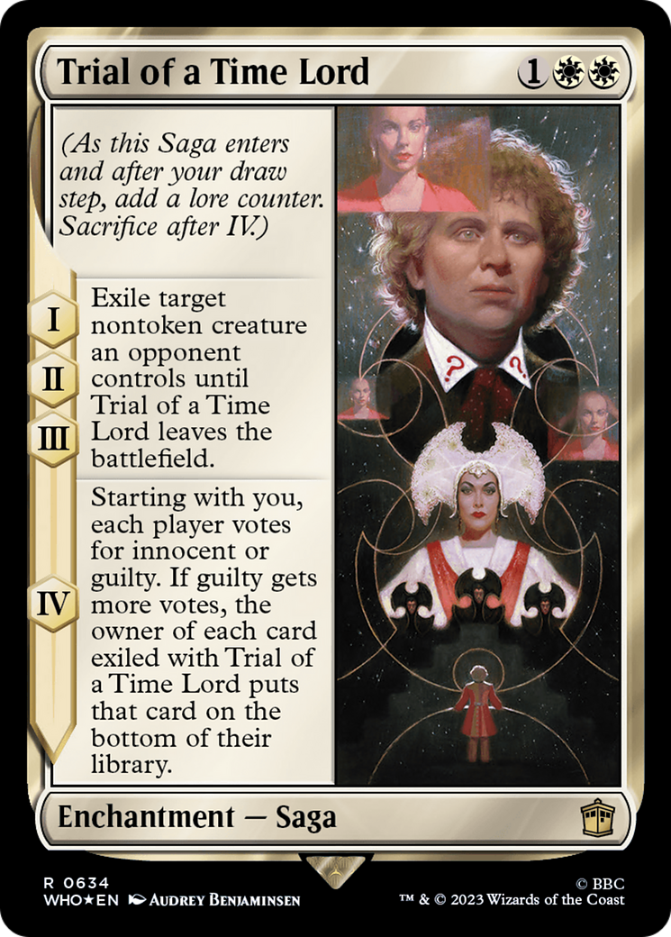 Trial of a Time Lord (WHO-634) - rare - Foil