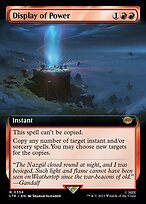 Display of Power (LTR-358) - rare: (Extended Art) - Foil
