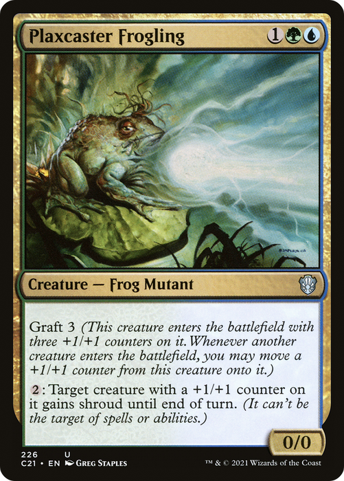 Plaxcaster Frogling (C21-226) - uncommon