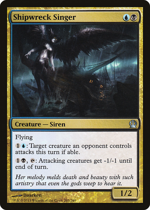 Shipwreck Singer (THS-203) - uncommon - Foil