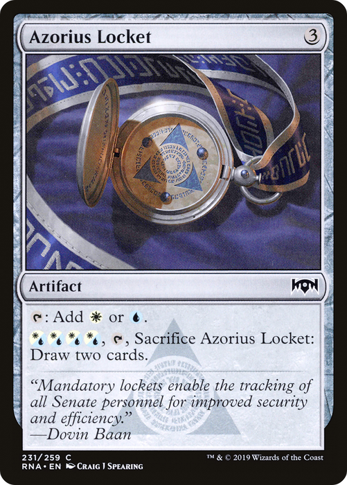 Azorius Locket (RNA-231) - common - Foil