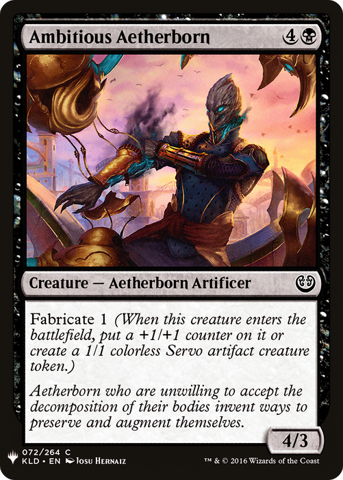 Ambitious Aetherborn (LIST-KLD-72) - common