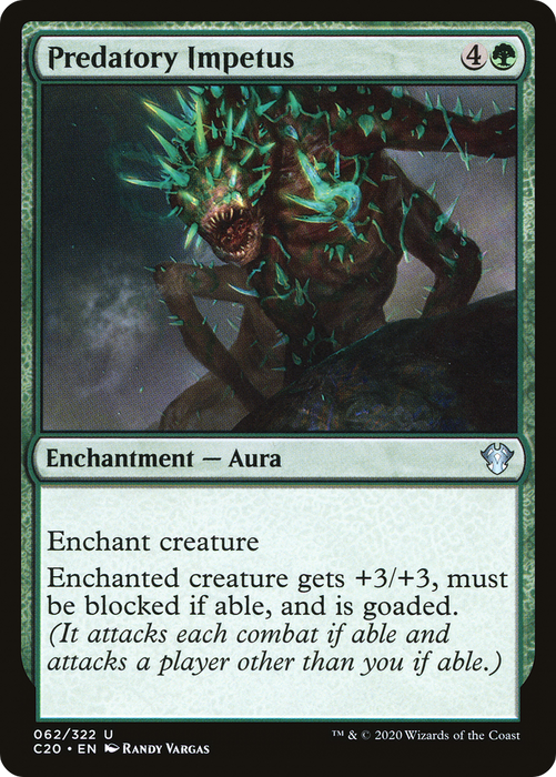 Predatory Impetus (C20-062) - uncommon