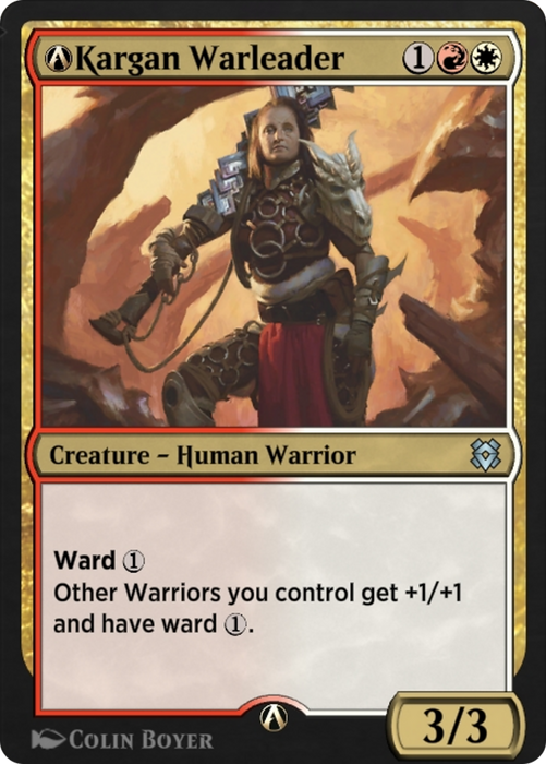 A-Kargan Warleader (ZNR-A-224) - uncommon