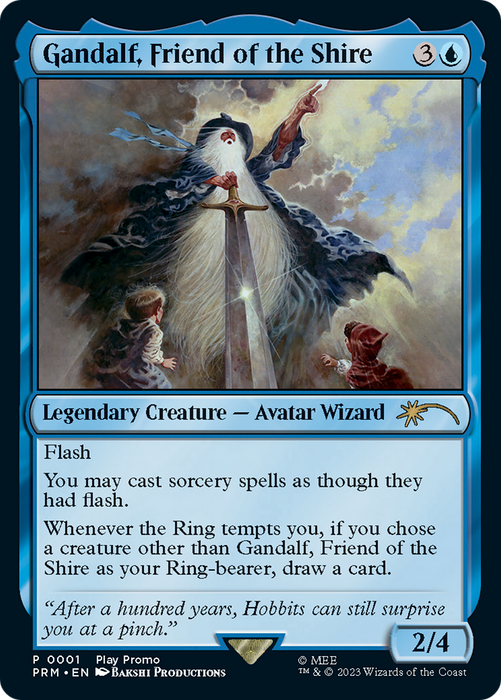 Gandalf, Friend of the Shire (PLAY-001) - rare - Foil