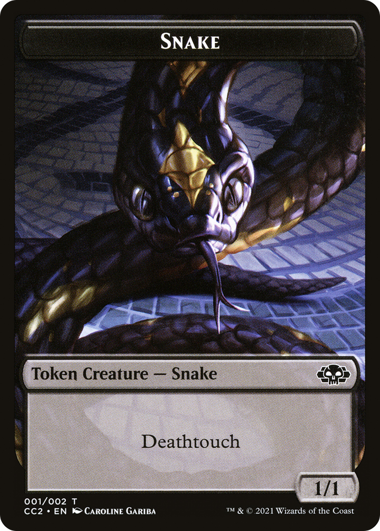 Snake // Zombie (CC2-009) - common - Foil