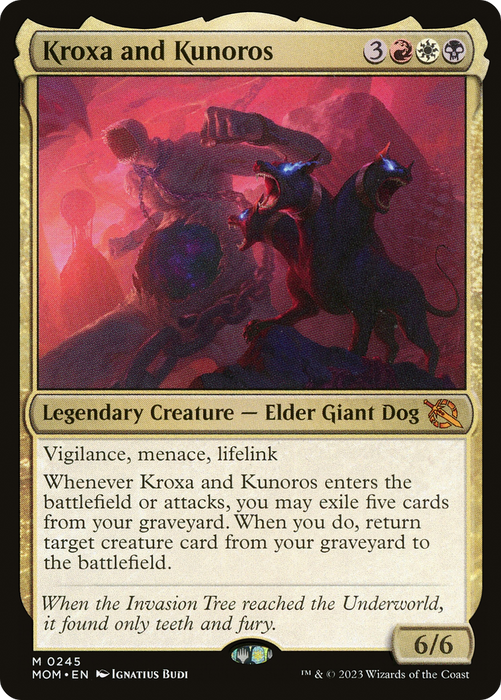 Kroxa and Kunoros (MOM-245) - mythic - Foil