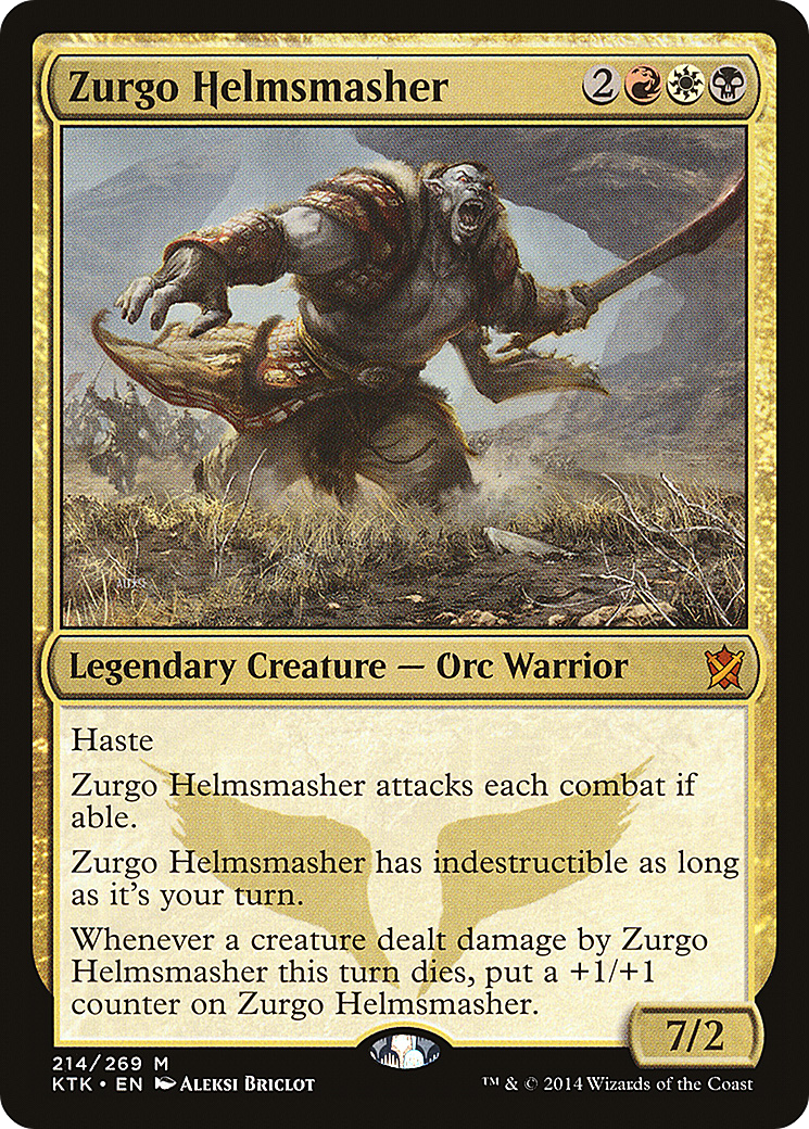 Zurgo Helmsmasher (KTK-214) - mythic - Foil