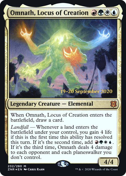 Omnath, Locus of Creation (PRE-232S) - mythic - Foil