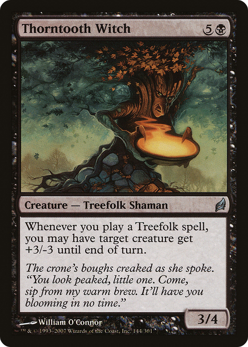 Thorntooth Witch (LRW-144) - uncommon - Foil