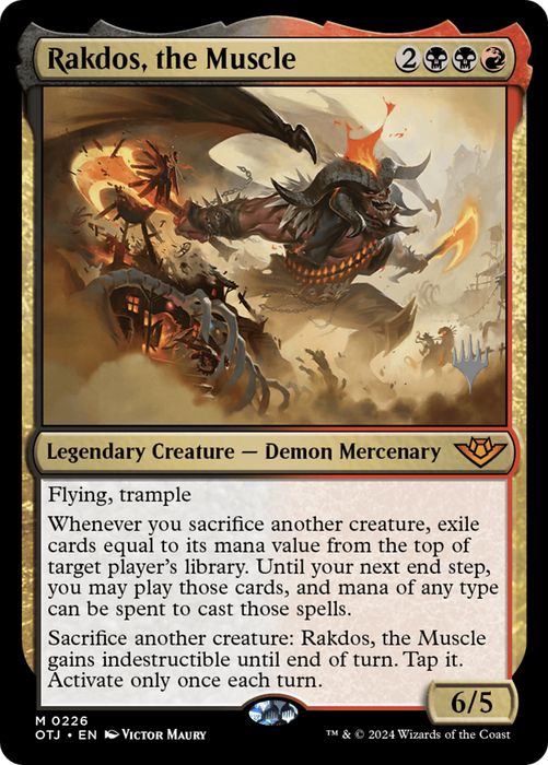 Rakdos, the Muscle (POTJ-226P) - mythic - Foil