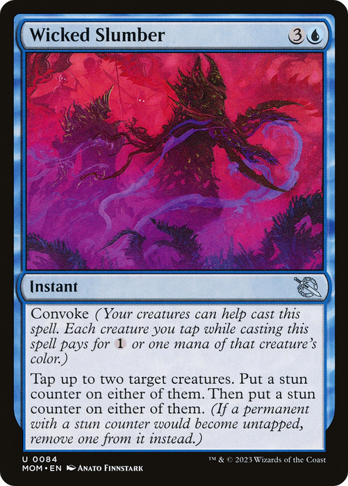 Wicked Slumber (MOM-084) - uncommon - Foil