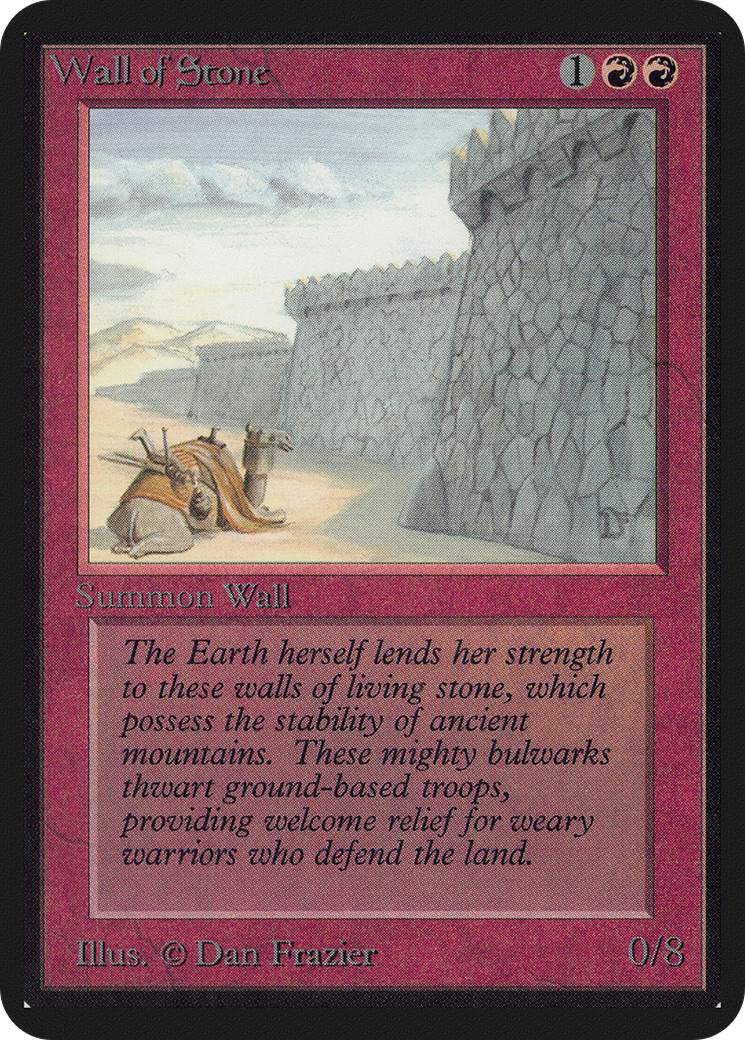 Wall of Stone (LEA-182) - uncommon